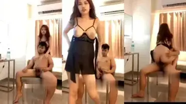 Ayang Cantik Goyang Lincah Di Kursi Santai poster
