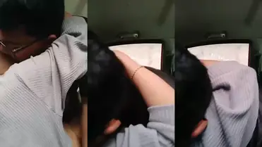 bokep indo Skandal jilbab Ngentot di dalam mobil poster
