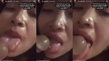Bokep Indo Skandal Miss Dewi Nyepong Sampe Crot di Mulut poster