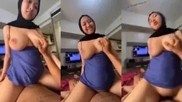 Goyangan Ukhti Hijab Toge Baju Ungu poster