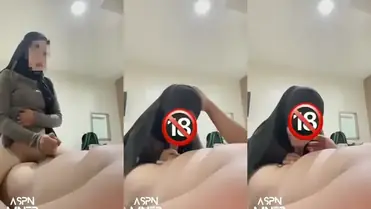 Katsem Tiktokers Hijab WOT Sambil Remes Toketnya poster